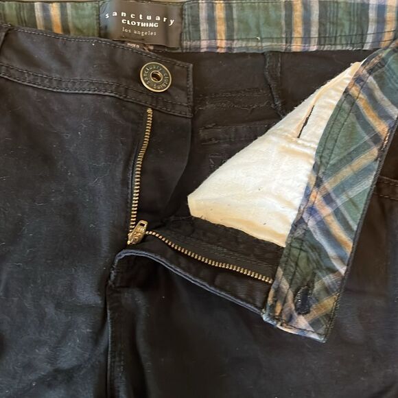 Sanctuary Black Cotton Cargo Pant Size 27 - Picture 2 of 10